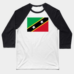 Flag of Saint Kitts and Nevis Baseball T-Shirt